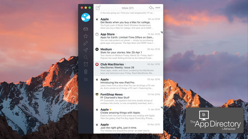 Email Client For Mac Os Sierra